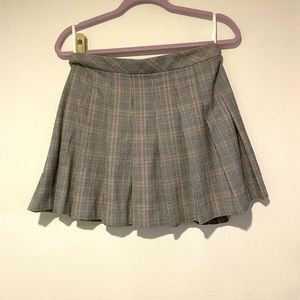 Sunday Best pleated plaid skirt